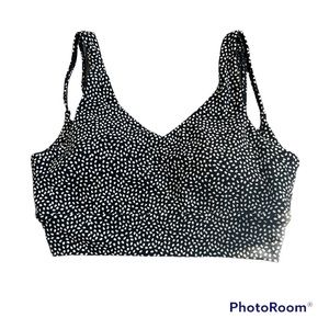 Black Bossy Print Buff Bunny Bra size Large